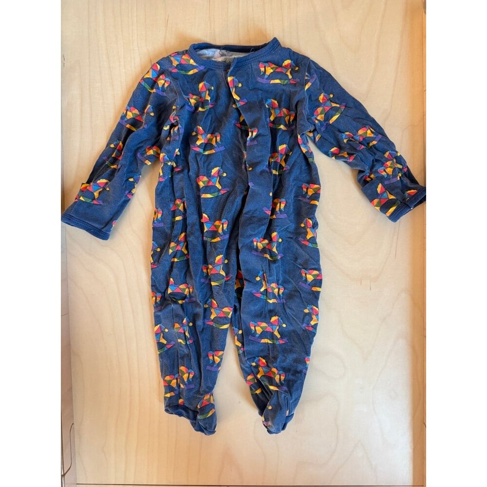 pajamas 0-3 months by magnetic me rainbow rocking horse